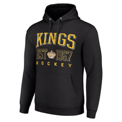 Los Angeles Kings Starter Retro Graphic Pullover Hoodie - Black - NHL 201066238