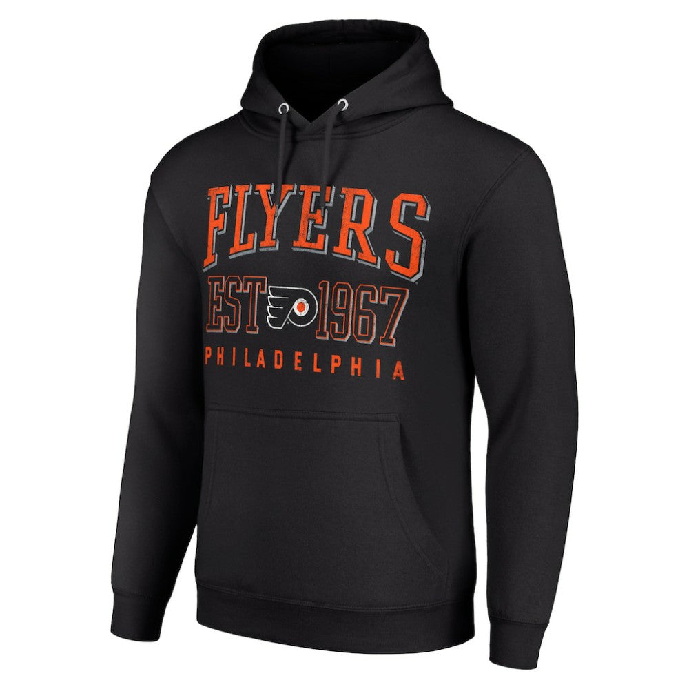 Philadelphia Flyers Starter Retro Graphic Pullover Hoodie - Black - NHL 201066241