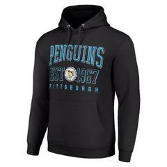 Pittsburgh Penguins Starter Retro Graphic Pullover Hoodie - Black - NHL 201066242