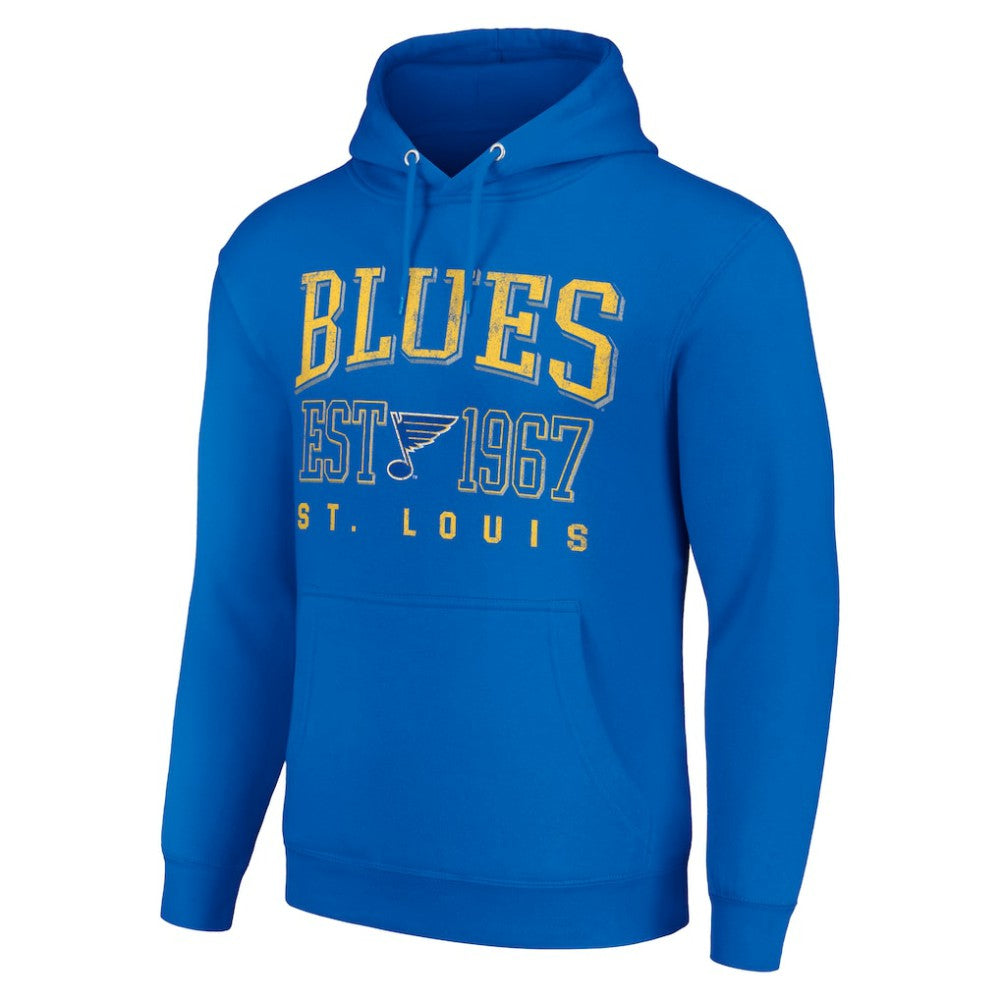 St. Louis Blues Starter Retro Graphic Pullover Hoodie - Royal - NHL 201066248