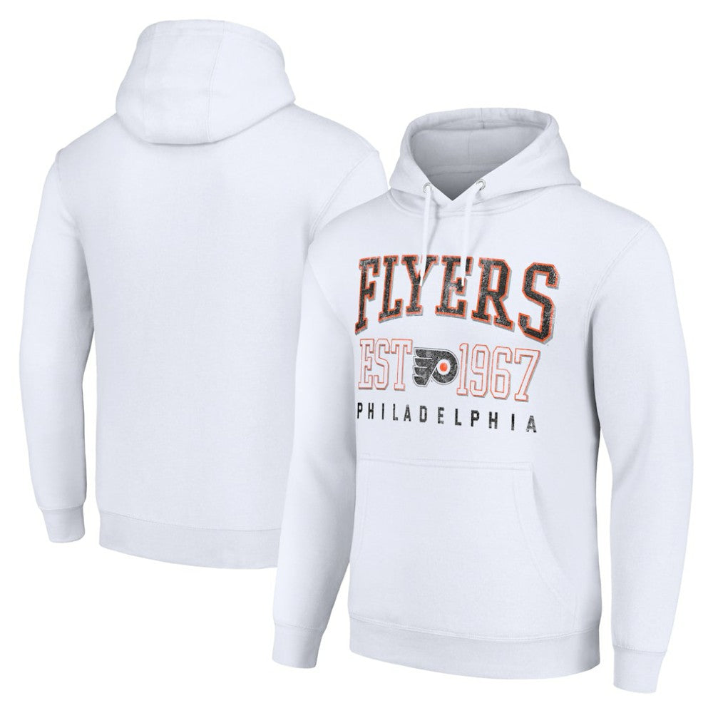 Philadelphia Flyers Starter Retro Graphic Pullover Hoodie - White - NHL 201066253
