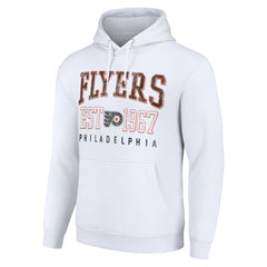 Philadelphia Flyers Starter Retro Graphic Pullover Hoodie - White - NHL 201066253