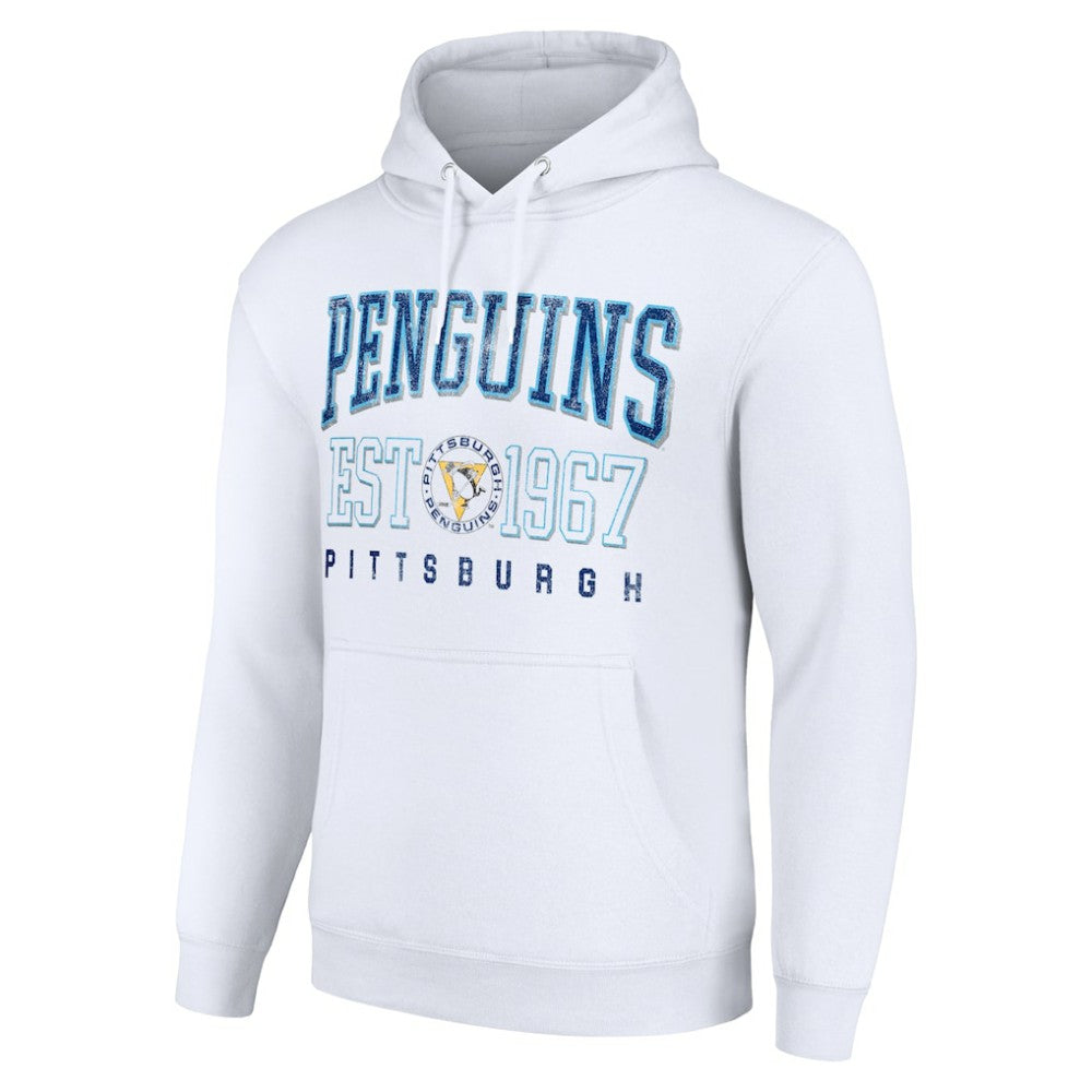 Pittsburgh Penguins Starter Retro Graphic Pullover Hoodie - White - NHL 201066254