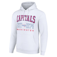 Washington Capitals Starter Retro Graphic Pullover Hoodie - White - NHL 201066258