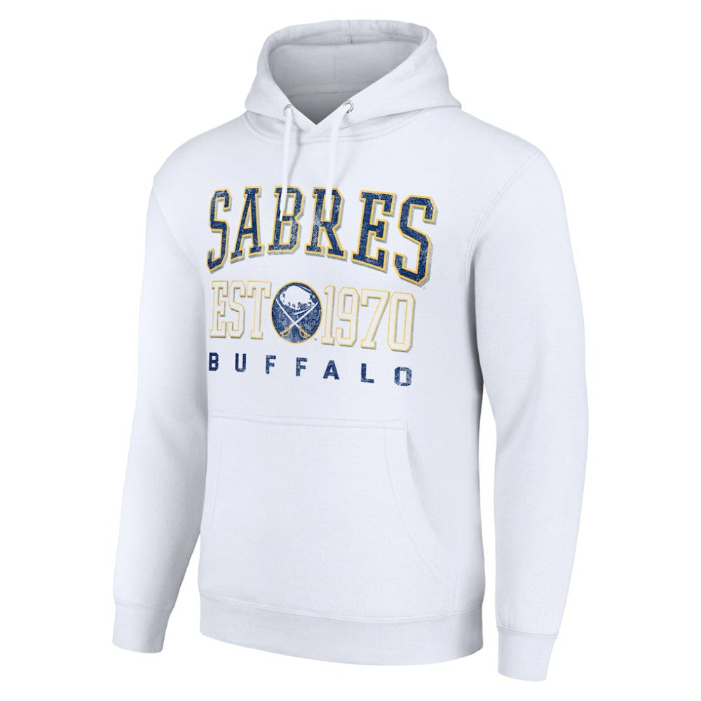 Buffalo Sabres Starter Retro Graphic Pullover Hoodie - White - NHL 201066266