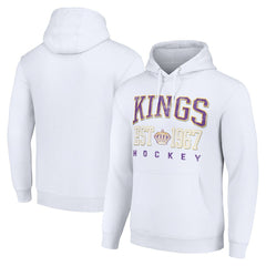 Los Angeles Kings Starter Retro Graphic Pullover Hoodie - White - NHL 201066271