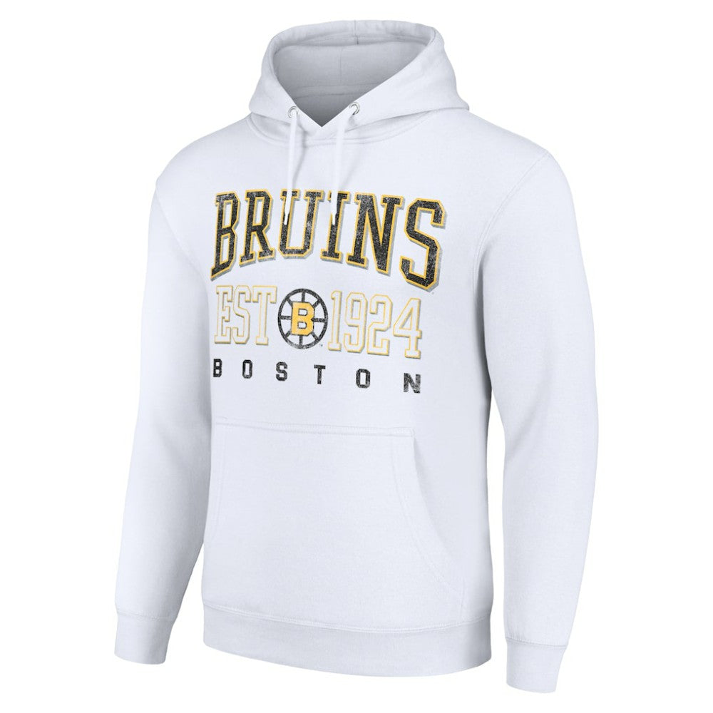Boston Bruins Starter Retro Graphic Pullover Hoodie - White - NHL 201066277