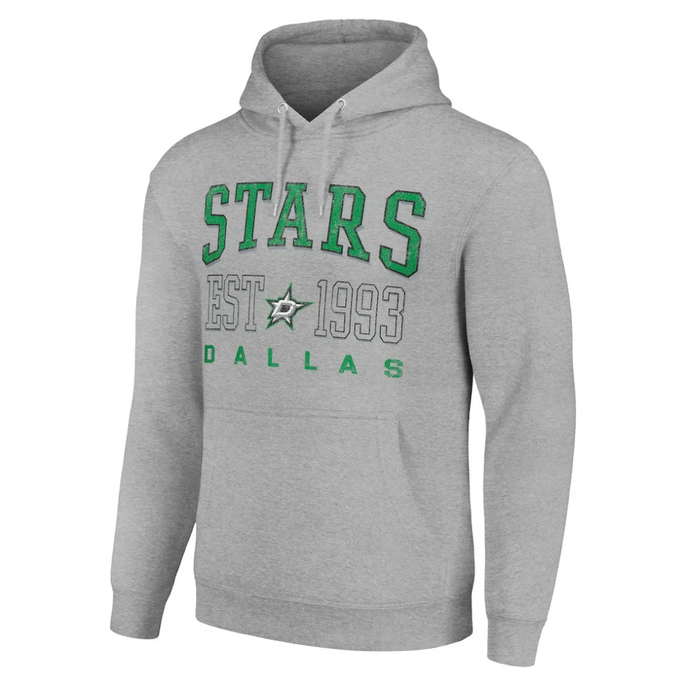 Dallas Stars Starter Graphic Pullover Hoodie - Heather Gray - NHL 201066285