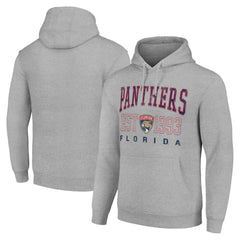 Florida Panthers Starter Graphic Pullover Hoodie - Heather Gray - NHL 201066286