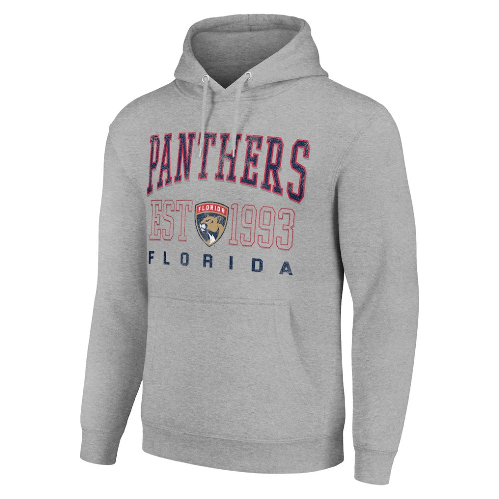 Florida Panthers Starter Graphic Pullover Hoodie - Heather Gray - NHL 201066286