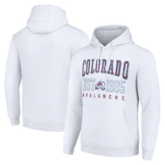 Colorado Avalanche Starter Graphic Pullover Hoodie - White - NHL 201066299