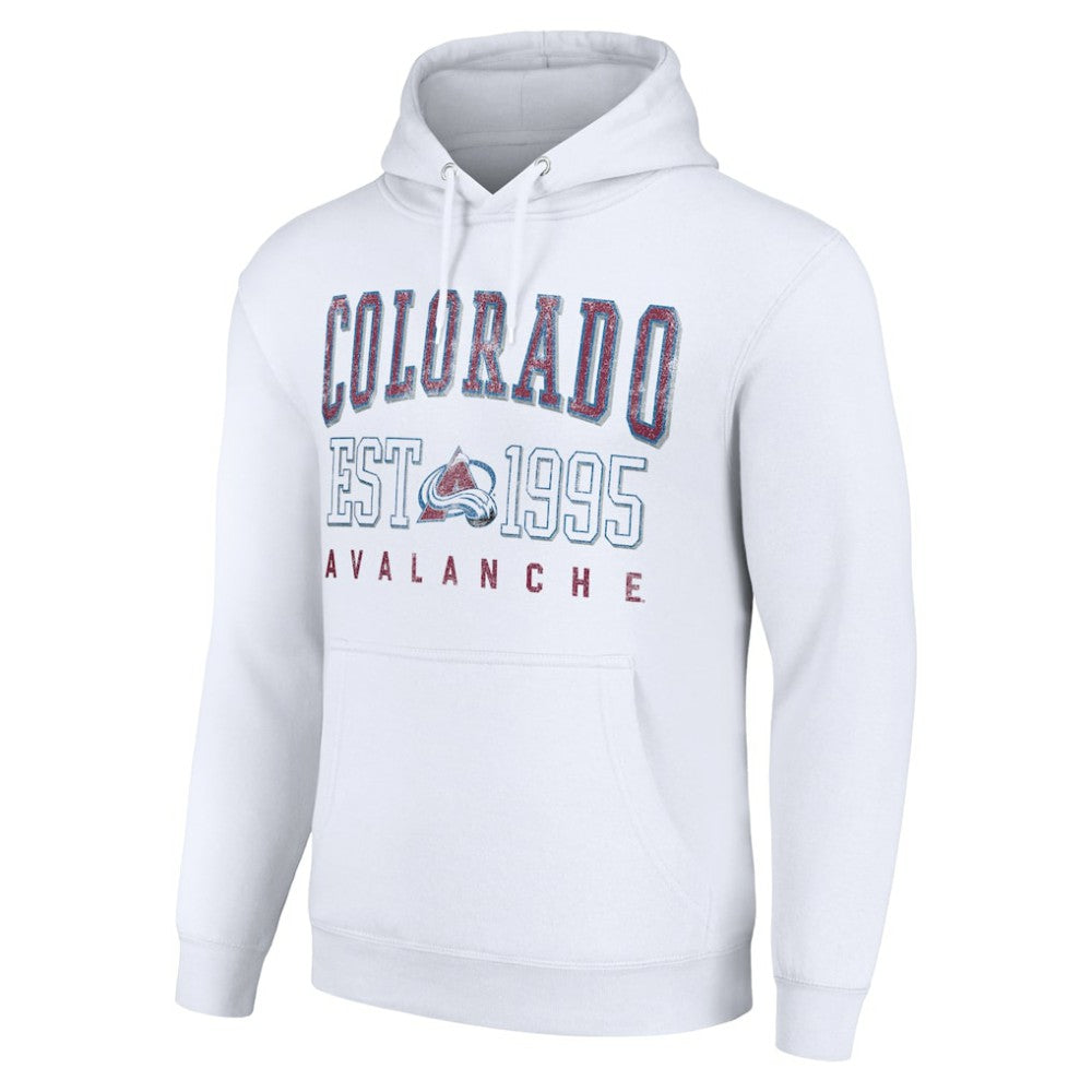 Colorado Avalanche Starter Graphic Pullover Hoodie - White - NHL 201066299