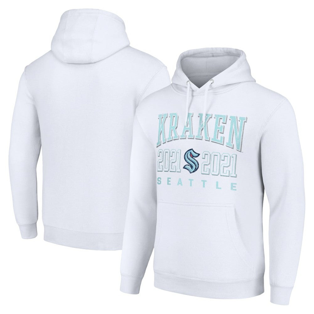 Seattle Kraken Starter Graphic Pullover Hoodie - White - NHL 201066303