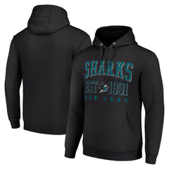 San Jose Sharks Starter Graphic Pullover Hoodie - Black - NHL 201066305