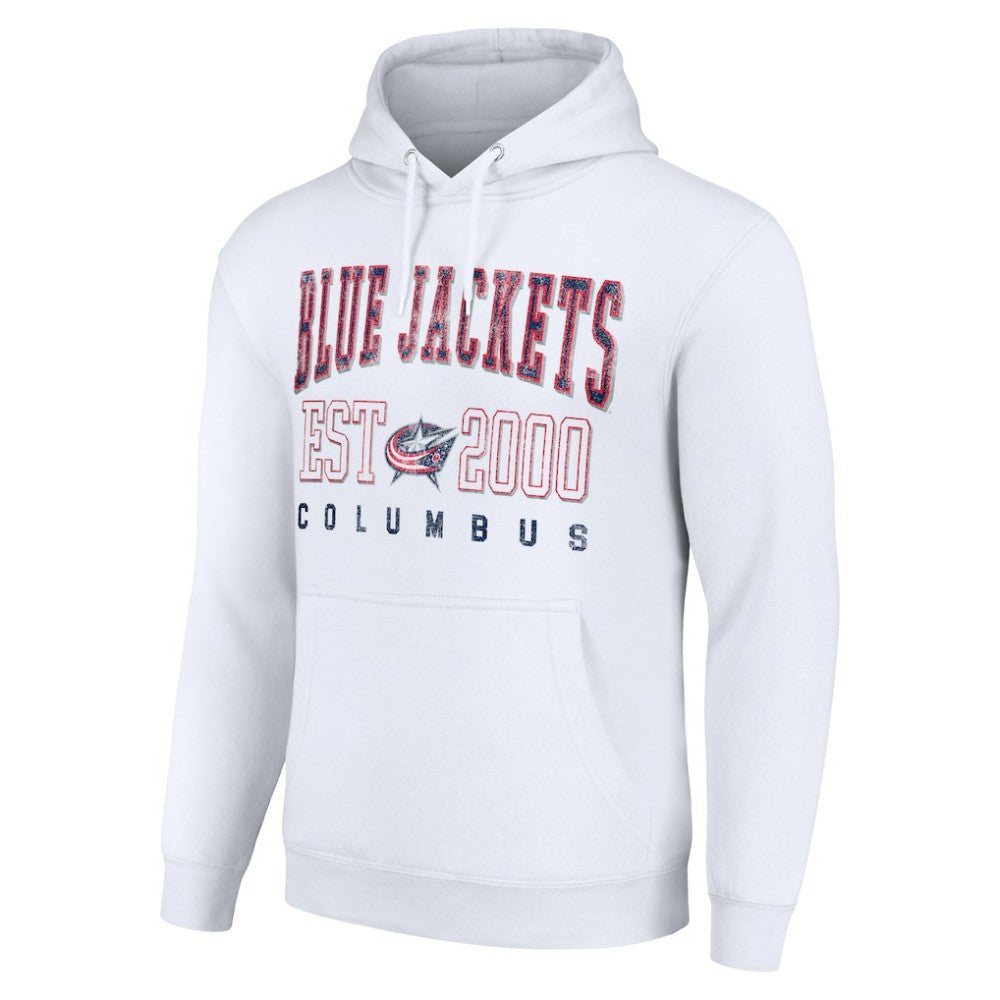 Columbus Blue Jackets Starter Graphic Pullover Hoodie - White - NHL 201066311