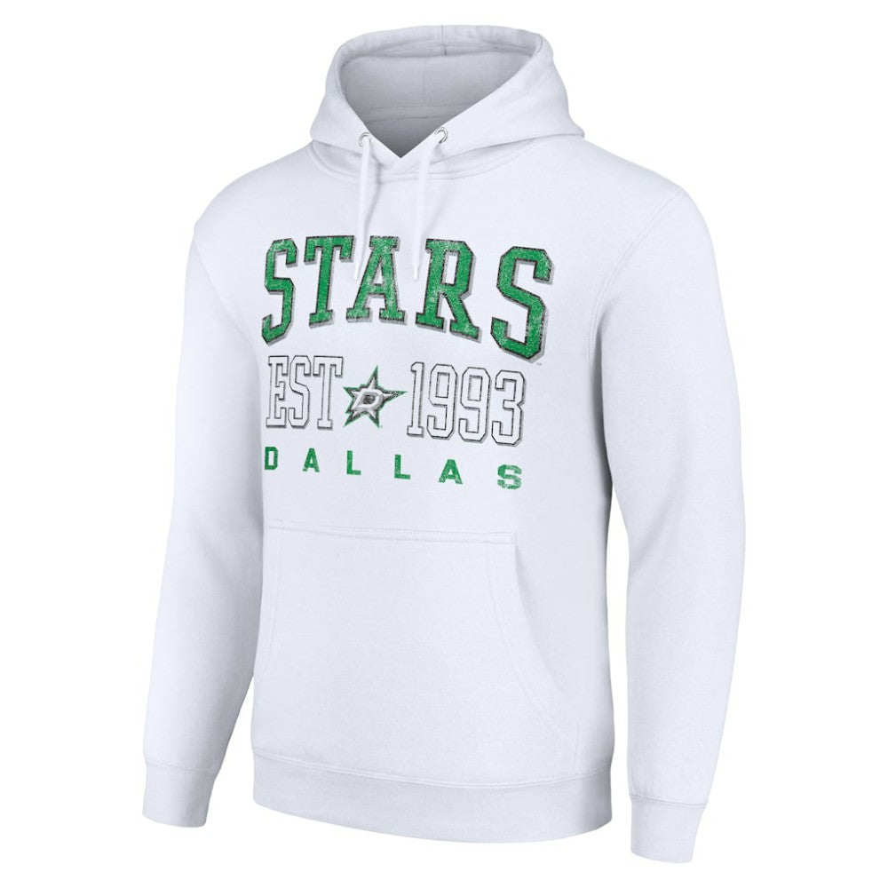 Dallas Stars Starter Graphic Pullover Hoodie - White - NHL 201066312