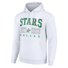 Dallas Stars Starter Graphic Pullover Hoodie - White - NHL 201066312
