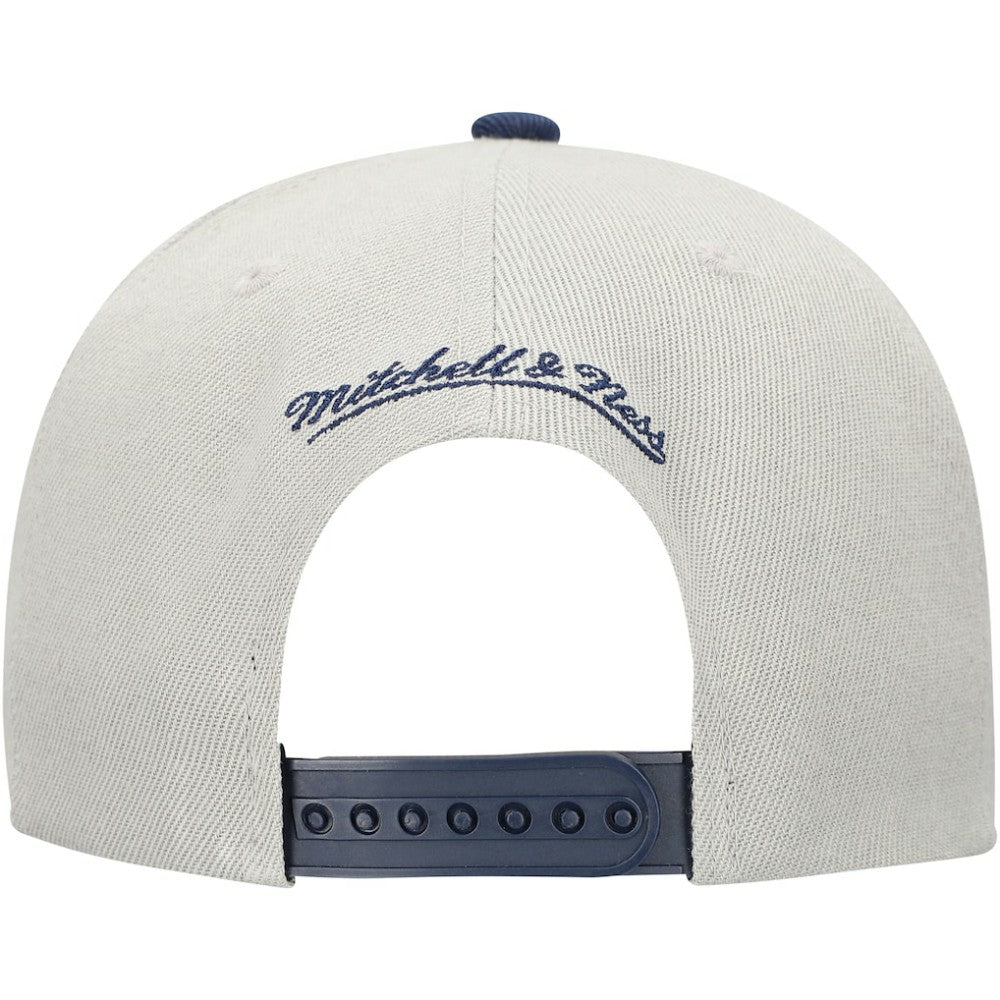 New York Yankees Mitchell & Ness Knock Out Panel Snapback Hat - Gray - Mitchell & Ness on Sale