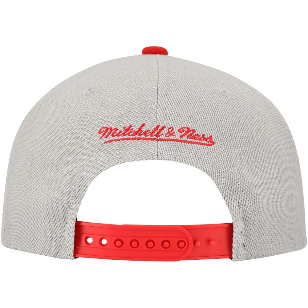 St. Louis Cardinals Mitchell & Ness Knock Out Panel Snapback Hat - Gray - Mitchell & Ness Discount