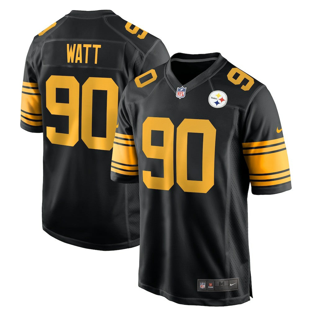Nike T.J. Watt Pittsburgh Steelers Alternate Game Jersey Black