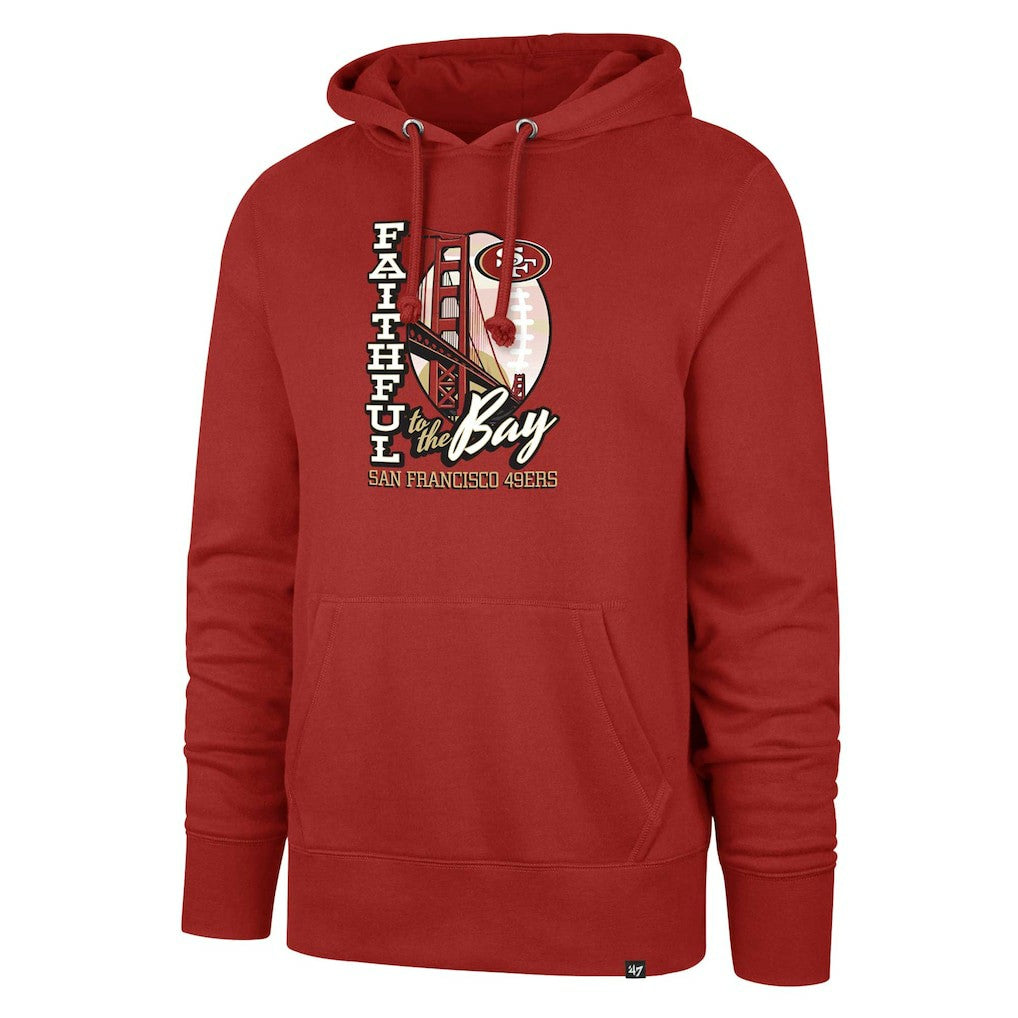 47 brand San Francisco 49ers '47 Regional Headline Pullover Hoodie Scarlet
