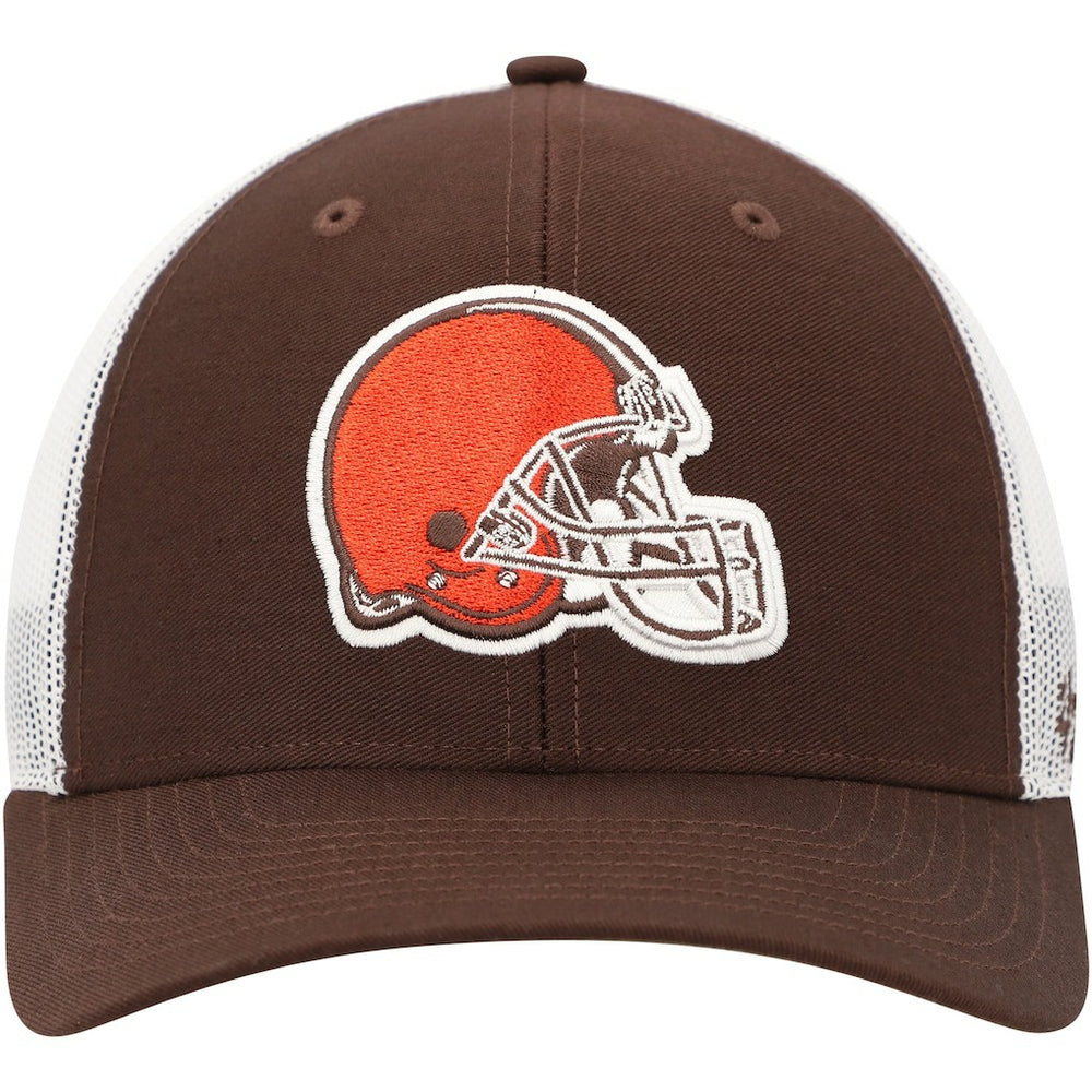47 brand Cleveland Browns '47 Trucker Snapback Hat Brown/White