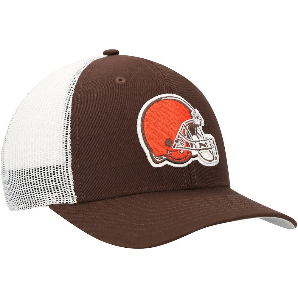 47 brand Cleveland Browns '47 Trucker Snapback Hat Brown/White