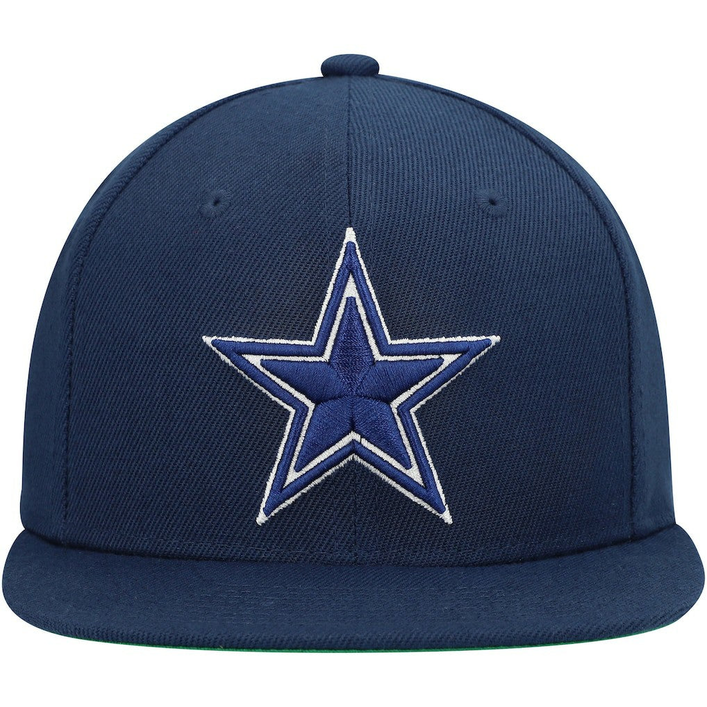 Mitchell & Ness Dallas Cowboys Youth Team Ground Snapback Hat Navy