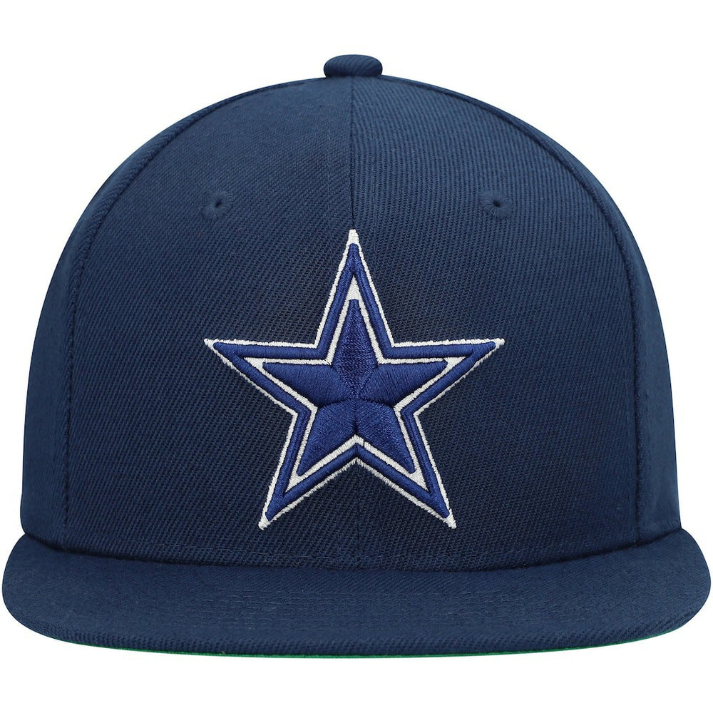 Mitchell & Ness Dallas Cowboys Youth Team Ground Snapback Hat Navy