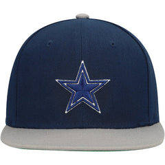 Mitchell & Ness Dallas Cowboys Youth Two-Tone Snapback Hat Navy/Silver