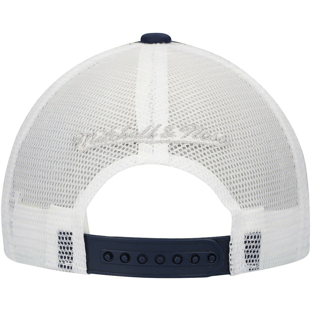 Mitchell & Ness Dallas Cowboys Youth Stripe Trucker Adjustable Hat Navy