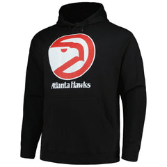 Atlanta Hawks Hardwood Classics Big & Tall Pullover Hoodie Black | Mitchell & Ness US