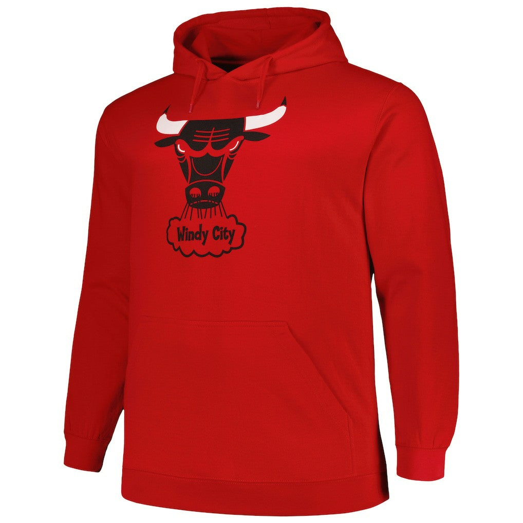Chicago Bulls Hardwood Classics Big & Tall Pullover Hoodie Red | Mitchell & Ness Lifestyle