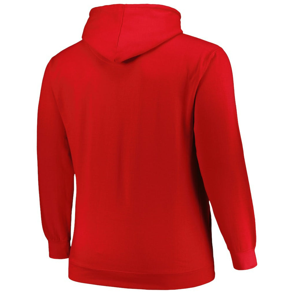 Chicago Bulls Hardwood Classics Big & Tall Pullover Hoodie Red | Mitchell & Ness Lifestyle