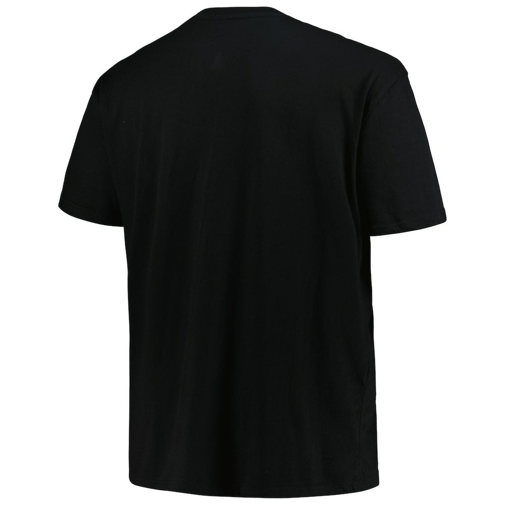 Atlanta Hawks Big & Tall Hardwood Classics Vintage Logo T-Shirt Black | Mitchell & Ness