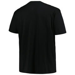 Atlanta Hawks Big & Tall Hardwood Classics Vintage Logo T-Shirt Black | Mitchell & Ness