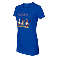 Texas Rangers Tiny Turnip Women's Gnomes T-Shirt - Royal - MLB Online