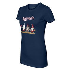 Washington Nationals Tiny Turnip Women's Gnomes T-Shirt - Navy - MLB on Sale