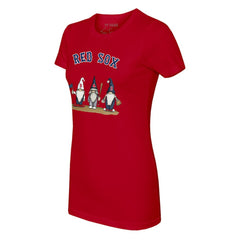 Boston Red Sox Tiny Turnip Women's Gnomes T-Shirt - Red - MLB Lifestyle