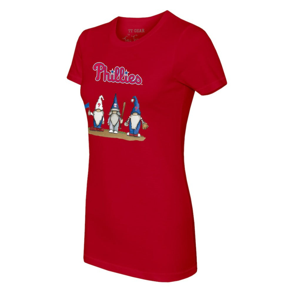 Philadelphia Phillies Tiny Turnip Women's Gnomes T-Shirt - Red - MLB Online