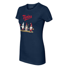 Minnesota Twins Tiny Turnip Women's Gnomes T-Shirt - Navy - MLB Sale
