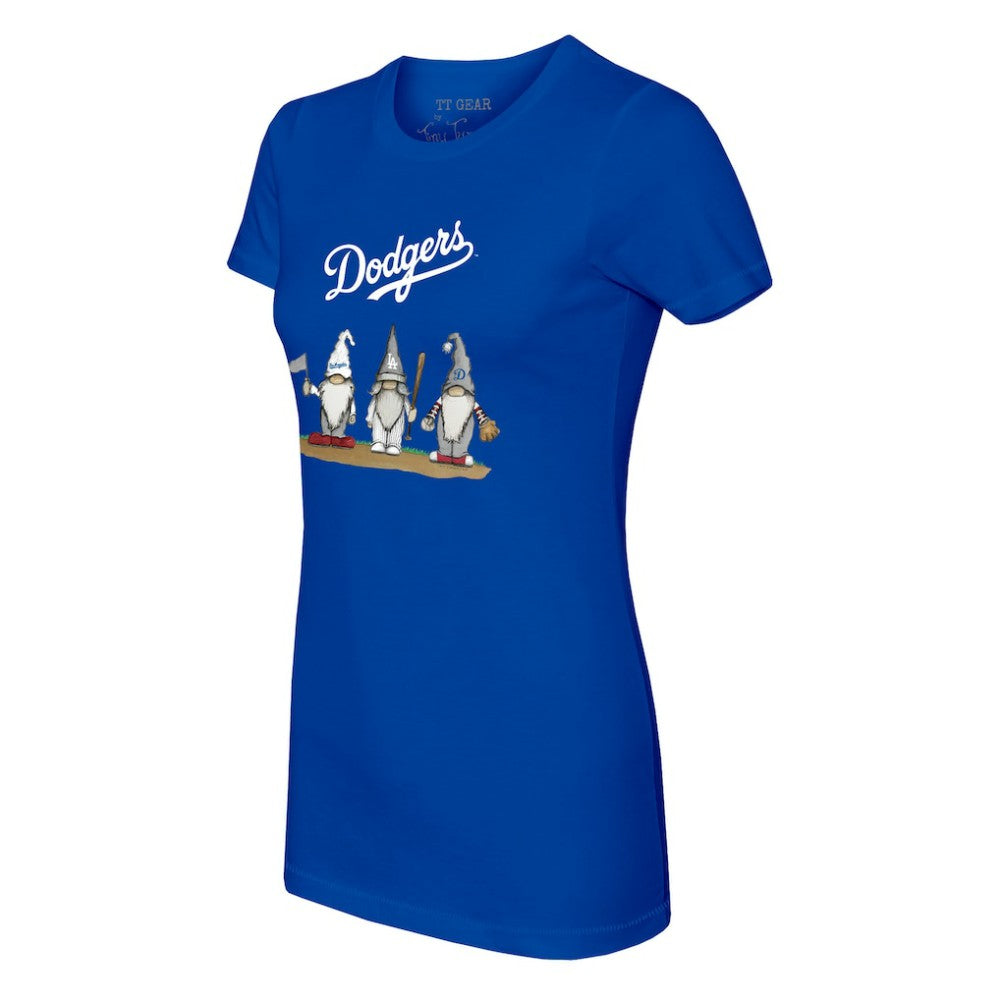 Los Angeles Dodgers Tiny Turnip Women's Gnomes T-Shirt - Royal - MLB Discount