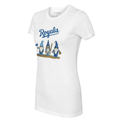 Kansas City Royals Tiny Turnip Women's Gnomes T-Shirt - White - MLB Sale