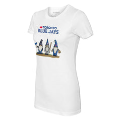 Toronto Blue Jays Tiny Turnip Women's Gnomes T-Shirt - White - MLB Sale