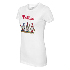 Philadelphia Phillies Tiny Turnip Women's Gnomes T-Shirt - White - MLB Discount