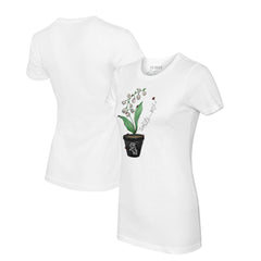 Chicago White Sox Tiny Turnip Women's Lilies & Ladybugs T-Shirt - White - MLB Sale
