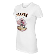 San Francisco Giants Tiny Turnip Women's Mermaid T-Shirt - White - MLB Online