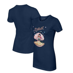 Detroit Tigers Tiny Turnip Women's Mermaid T-Shirt - Navy - MLB Online