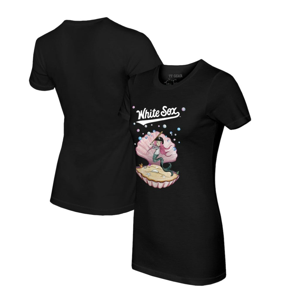 Chicago White Sox Tiny Turnip Women's Mermaid T-Shirt - Black - MLB Online
