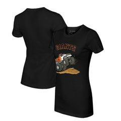 San Francisco Giants Tiny Turnip Women's Monster Truck T-Shirt - Black - MLB Sale